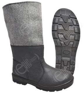   Style Cold Weather Winter Boots All Sizes   EVA Insoles Felt Leather