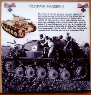 Panzer Pz.KpFw. II 2 Tribute CERAMIC TILE