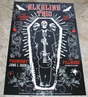   Trio/Lawrence Arms/The Draft Fillmore Poster Print #F782 2006 AFI