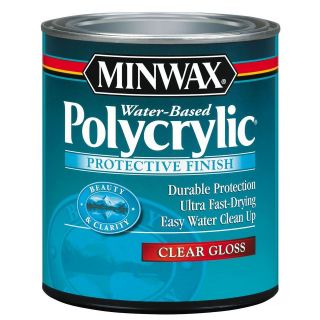 Minwax 63333 1 Quart Satin Polycrylic Protective Finishes