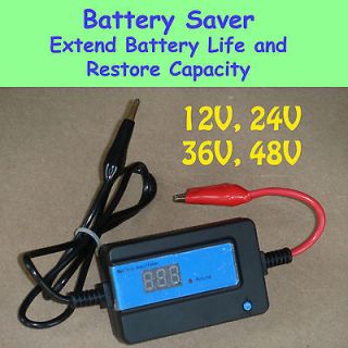 Battery Desulfator Rejuvenator Desulphator auto 12V 24V 36V 48V boat 