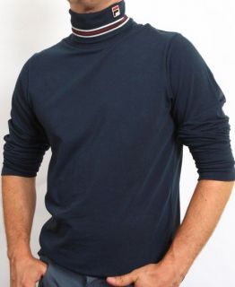 Fila Vintage 80s Classic Andrews Roll Neck The Firm Navy S,M,XL,2XL