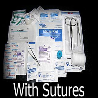 First Aid Kit Survival Kit with Suture Kit Wound Care