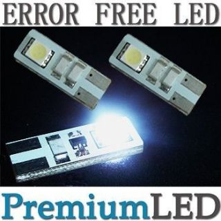 Xenon White 2 SMD Canbus LED Back Up Lights T10 T15 2821 1250 259 280 