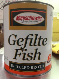 100oz Cans GEFILTE FISH Kosher Passover Jewish canned carp Jerry 