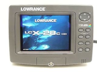 LOWRANCE LCX 28C HEAD COLOR SONAR FISH FINDER GPS RECEIVER FISHFINDER 