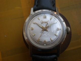 Vintage SWISS Ogival FISK 17 Jewels Automatic Mens Watch