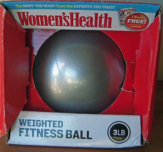 Womens Health 3lb Weighted Fitness Ball