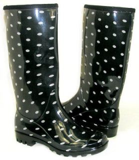 SO CUTE Flat GALOSHES WELLIES RUBBER RAIN Boots Riding Hunter Style 