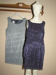 NWT 1920s Flapper Shimmery Sexy Dress Halloween Costume 6 8 10 12 14 