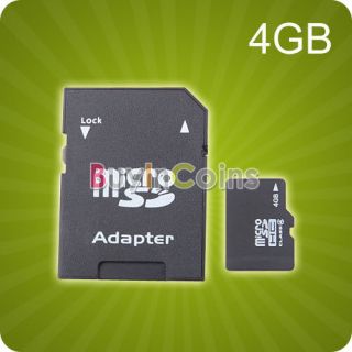 High Speed Micro SD MicroSD SDHC 4GB 4G 4 GB TF Flash Memory Card New