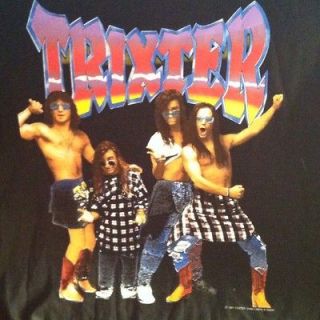 Trixter vtg concert tour shirt rare 80s 90s metal hair band poison 