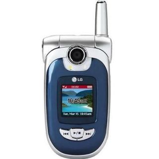   VX8100 No Contract 3G Camera GPS Bluetooth Blue CDMA Flip Cell Phone