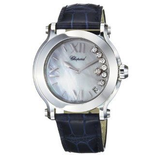   Happy Sport Round Blue Mother Of Pearl Dial Watch Watches 
