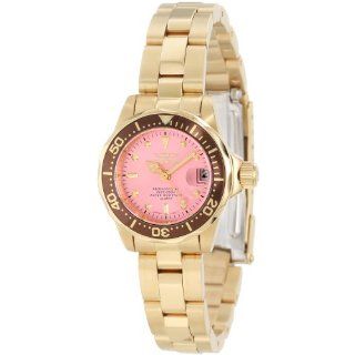 Invicta Womens 12526 Pro Diver Pink Dial Watch Watches 