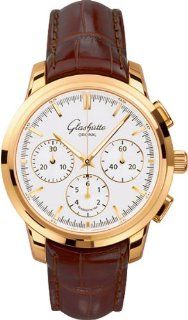 Glashutte Original Senator Chronograph Mens Rose Gold Automatic Watch 