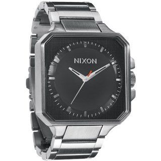 Nixon Watch  Nixon Platform Stainless Steel Watch   Silver/Black 