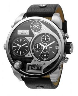 watch display on website diesel watches men s black sba oversized ana 