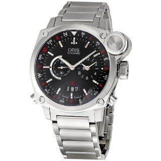 Oris Mens 690 7615 4154MB BC4 Flight Timer Black Dial Watch Watches 