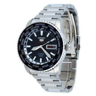   Steel 24 Jewels World Time Automatic Watch Watches 