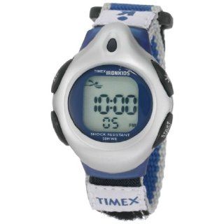 Timex Kids T71962 IronKids Digital Blue Fast Wrap Velcro Strap Watch 