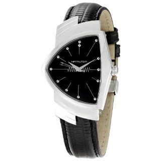 Hamilton Mens H24411732 Ventura Black Dial Watch Watches 