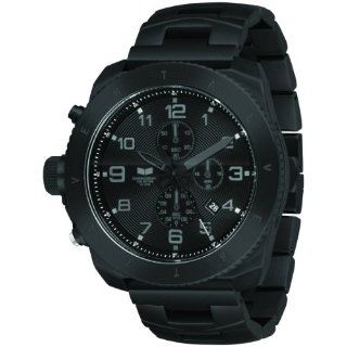Vestal Mens RES002 Restrictor All Black Chronograph Dive Watch 