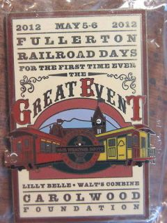 Disney Carolwood Fullerton Railroad Days Lilly Belle Walts Combine 