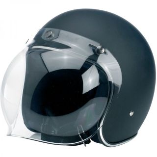 bubble face sheild helmet clear fulmer biltwellbobber chopper triumph 