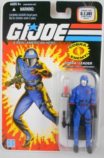 Joe Cobra Commander Leader in Helmet 25th Anniversary Cartoon 