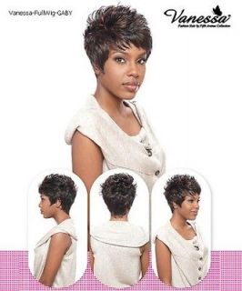 GABY BY VANESSA SYNTHETIC WIG SHORT WAVY STYLE