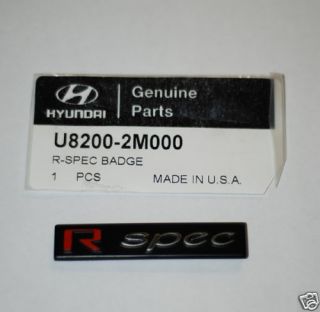 2009 2010 Hyundai Genesis Coupe Sedan R Spec Badge Emblem Rspec 2011 