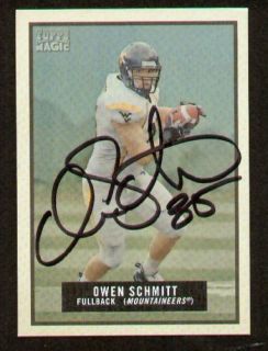 Owen Schmitt signed autograph 2009 Topps Magic Card