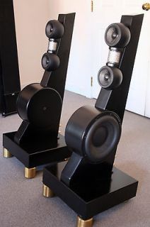 Gallo Nucleus Reference 3.1 Loudspeakers, Black, Good Condition