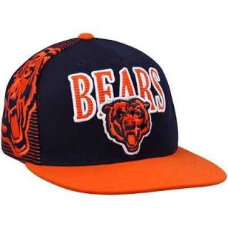 Mitchell & Ness Chicago Bears Throwback Laser Stitch Snapback Hat 