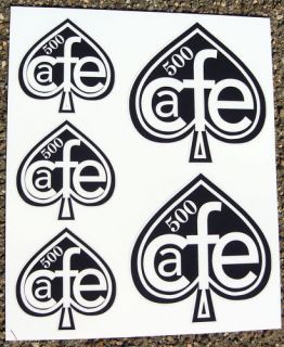 CAFE RACER Ace of Spades logo 500 stickers decals