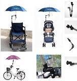 Wheelchair Bicycle Stroller Pram Chair Umbrella Connector 360 degree 