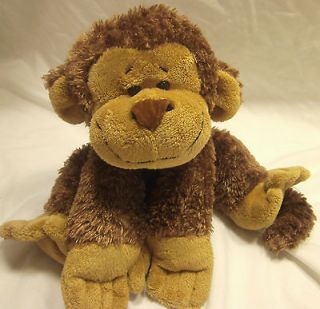   Collections Ganz Bell Bottom Monkey Plush 9 Stuffed Animal Brown