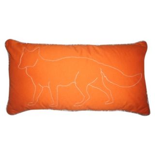 Threshold™ Upstate Oblong Wolf Pillow   Rust product details page