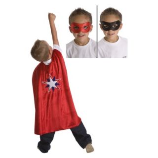 Little Adventures American Hero Cape with Reversible Red/Blue Mask 