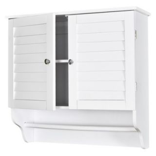 Nassau Louvered Door Wall Cabinet product details page