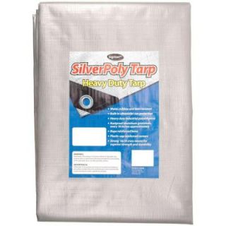 Sigman 15 ft. x 30 ft. Silver Heavy Duty Tarp SPT015030 at The Home 