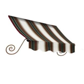 10 ft. Charleston Window Awning (56 in. H x 36 in. D) in Burgundy 