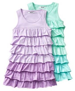 DKNY Kids Dress, Girls Colorblock Ruffle