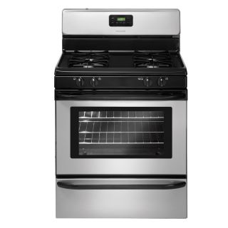 Ver Frigidaire 30 in 4 Burner Freestanding 4.2 cu ft Gas Range (Silver 