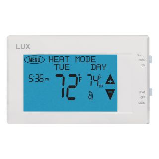 Shop Lux 7 Day Touch Screen Programmable Thermostat at Lowes