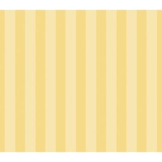 Shop allen + roth Yellow Pastel Tara Stripe Wallpaper at Lowes