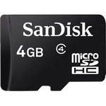 SanDisk 4GB microSDHC Memory Card Class 4 SDSDQM 004G B35A B&H