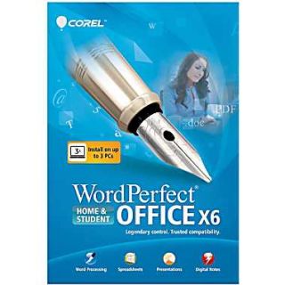 Corel Corporation Wordperfect Office X6 Home & Student for Windows (1 