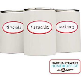 Martha Stewart Home Office™ with Avery™ Oval Kitchen Labels, 18 